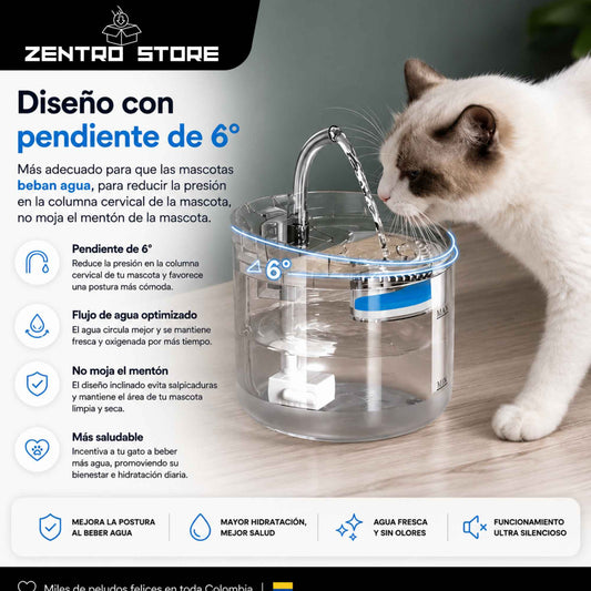 Fuente Purificadora para Mascotas con Filtro Junior