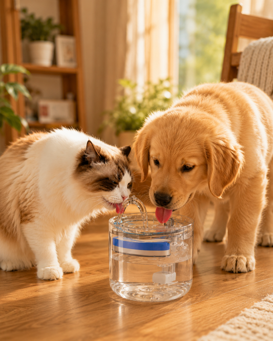 Fuente Purificadora para Mascotas con Filtro Junior