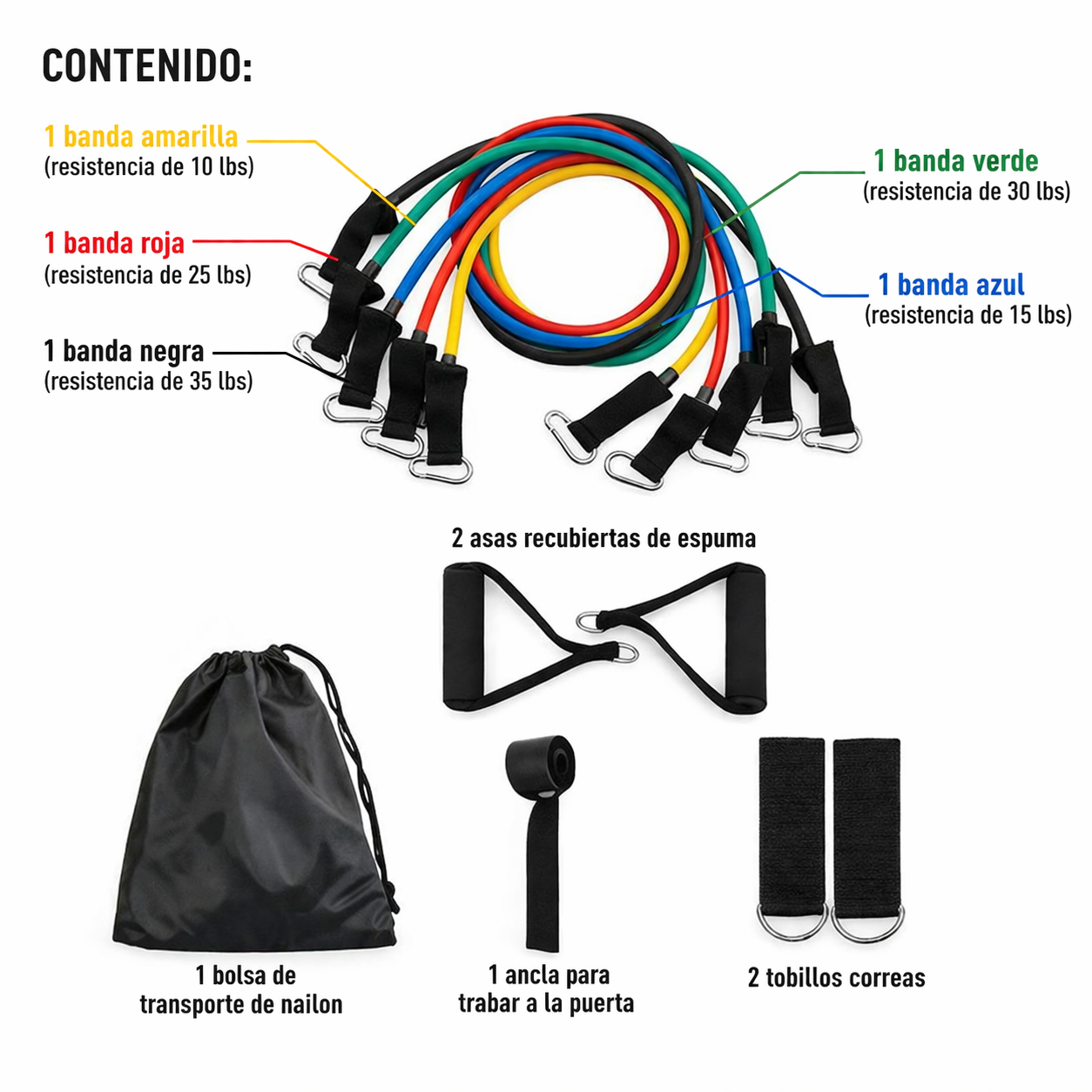 Bandas Tubulares de Ejercicio
